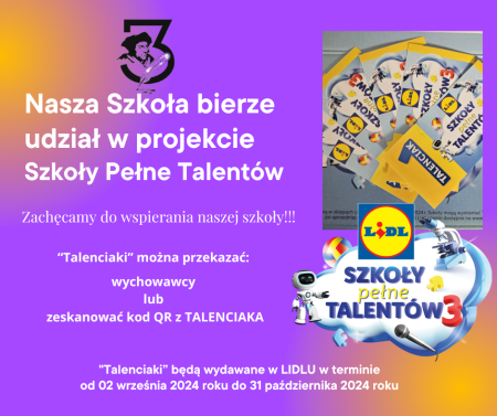 Szkoły Pełne Talentów 3 dziękujemy i zbieramy dalej