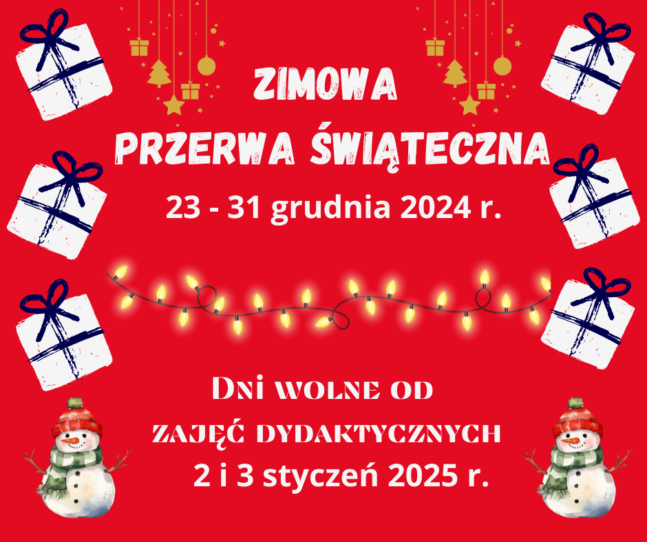 Zimowa Przerwa Świąteczna