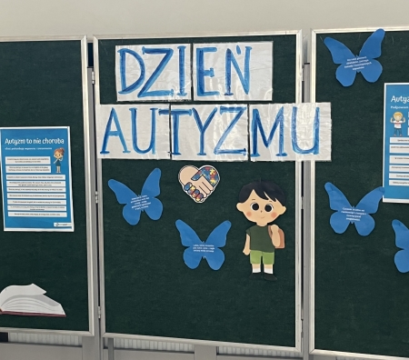 Dzień Świadomości Autyzmu dla klas 4-8.