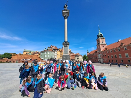 Klasa 1b i 1c zwiedzała Zamek Królewski w Warszawie