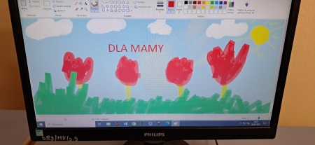 ,,Kwiaty dla Mamy'' klasa 3a