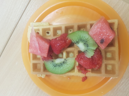 Smaczne i zdrowe gofry klasy 4c