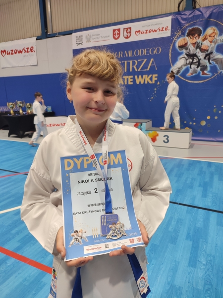 Sukces Nikoli w III Pucharze Młodego Mistrza Karate WKF 