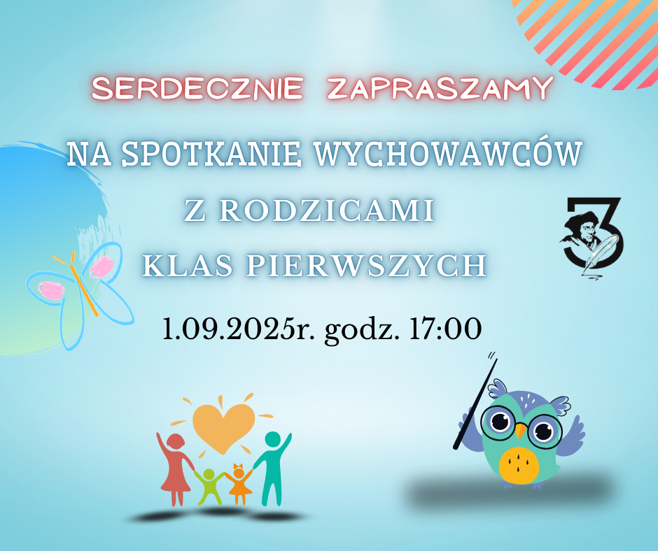 Spotkanie rodziców klas pierwszych
