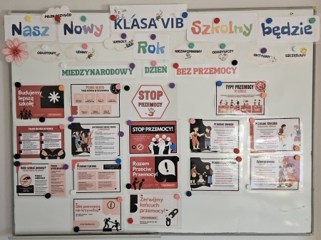 Międzynarodowy Dzień Bez Przemocy w klasie 6b.
