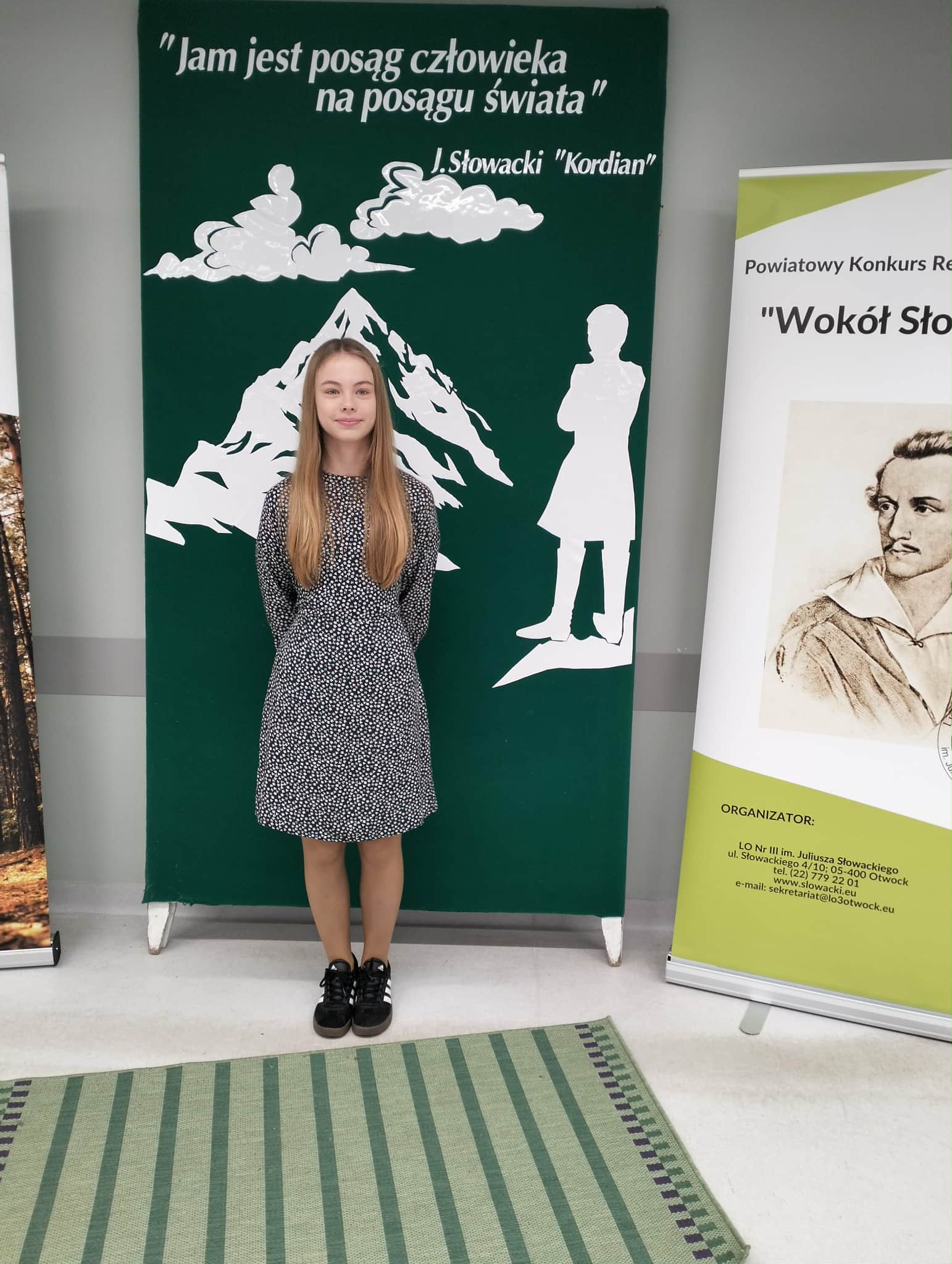 III miejsce w XIX edycji Powiatowego Konkursu Recytatorskiego Poezji Juliusza Słowackiego