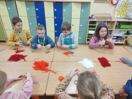 Świąteczne warsztaty w 1b