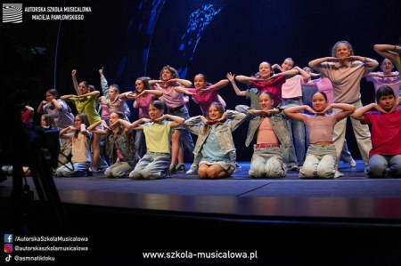 Nasi uczniowie w spektaklu w Teatrze Roma