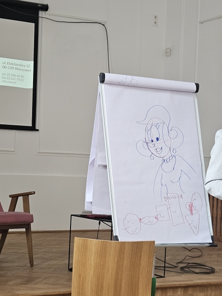 Klasy 5c, 6b, 7c na zajęciach z tworzenia Komiksu