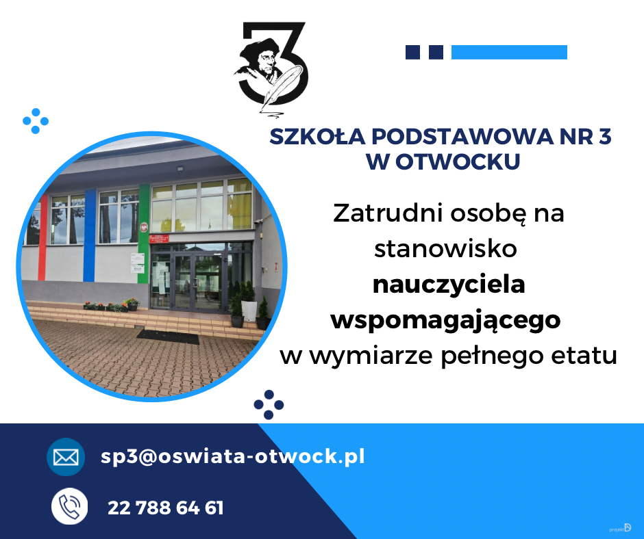 Oferta pracy - nauczyciel wspomagający 