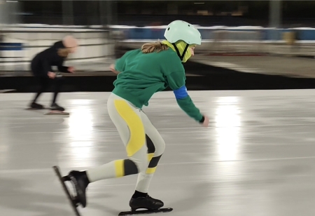 Sukces naszych uczennic w łyżwiarstwie szybkim