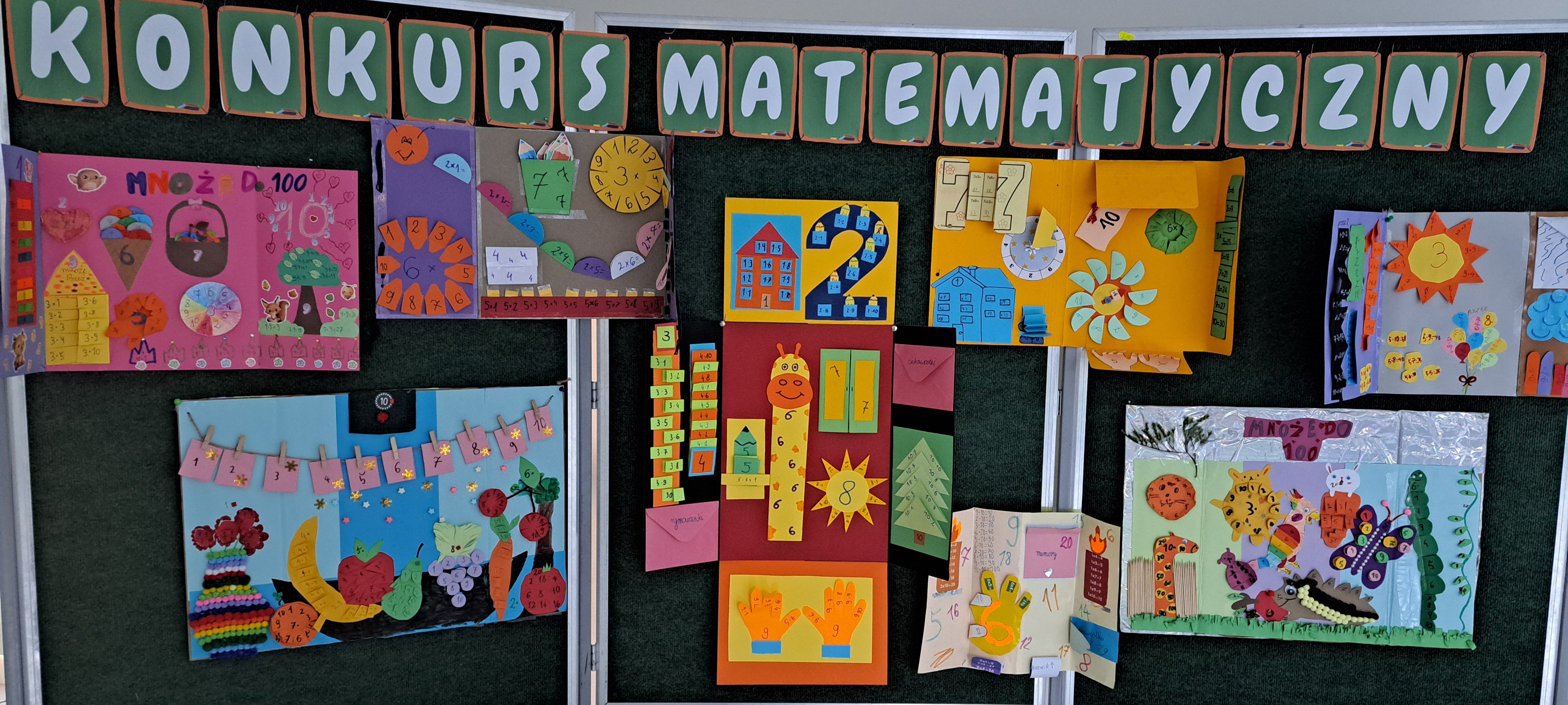 Konkurs Matematyczny Lapboook ''Tabliczka mnożenia''