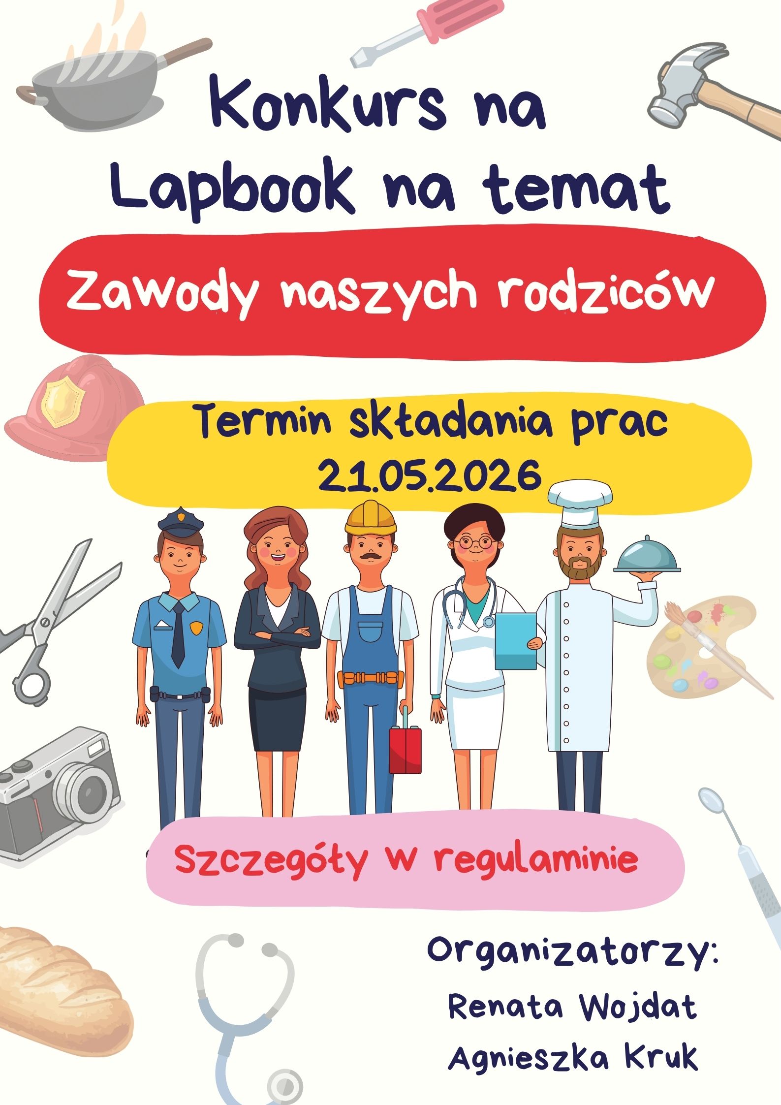 Konkurs plastyczny  “Lapbook - Zawody naszych rodziców”