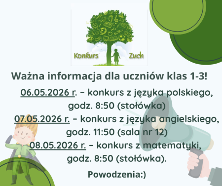 Konkurs Zuch dla klas 1-3