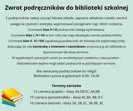 Biblioteka informuje