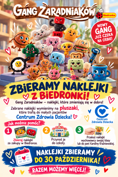 Zbieramy naklejki – pomagamy! 