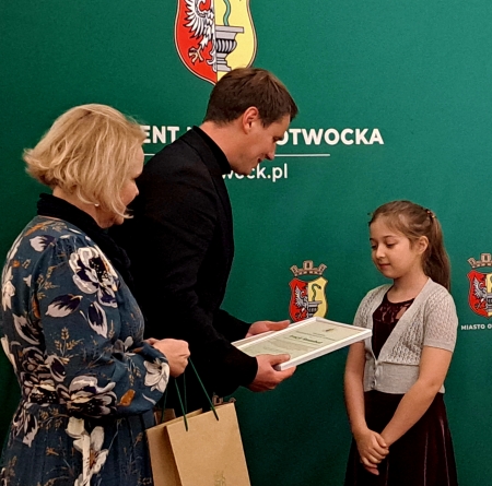 Spotkanie Łucji Rombel z Prezydentem Miasta Otwocka