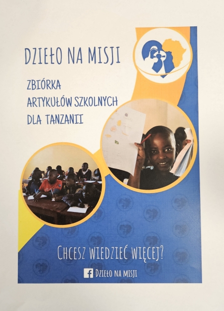 Zbiórce artykułów szkolnych dla dzieci z Tanzanii